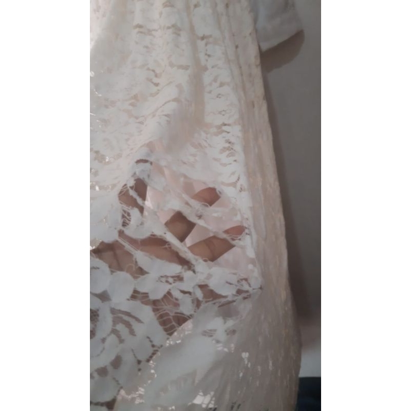 preloved gamis brokat busui