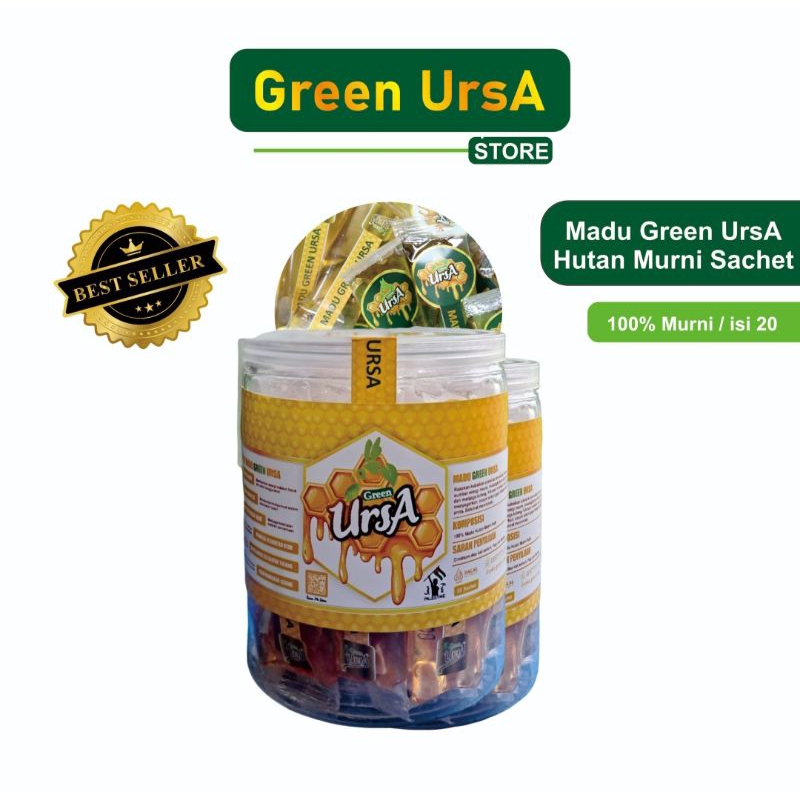 

MADU HUTAN MURNI 20 SACHET GREEN URSA