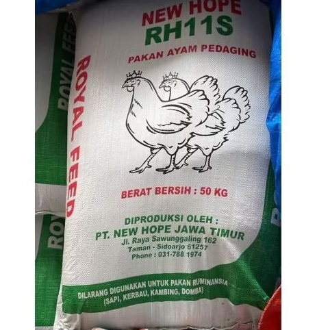 New hope rh11s pakan ayam pedaging 1 sak 50kg