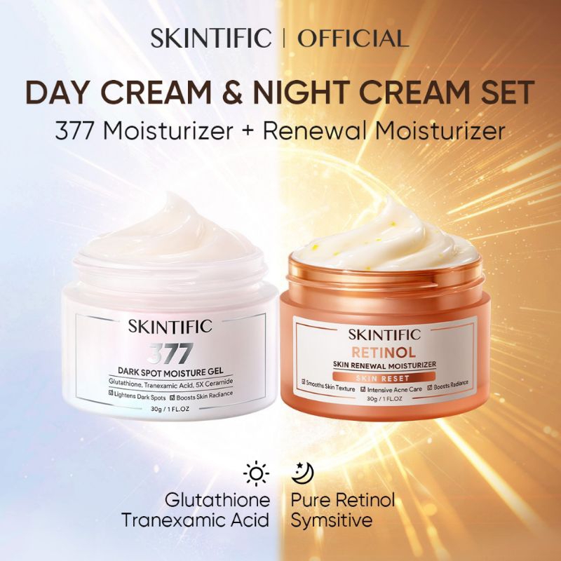 SKINTIFIC DAY CREAM PLUS NIGHT CREAM SET
