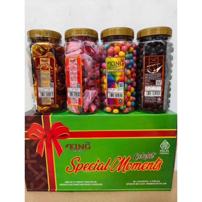 

Cokelat Almond King Spesial Moment 1 Dus
