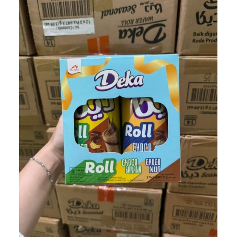 

Deka Wafer Roll 87.5gr Isi 2 Kaleng - Deka Isi 2 Wafer Roll