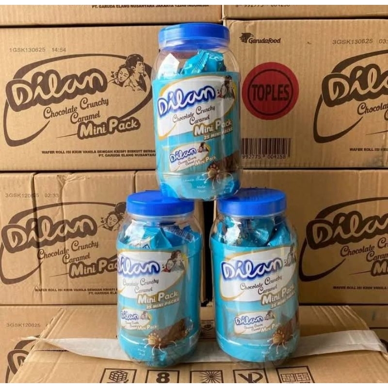 

DILAN TOPLES MINI PACK CHOCO CRUNCHY CARAMEL 1 PACK ISI 25 PCS