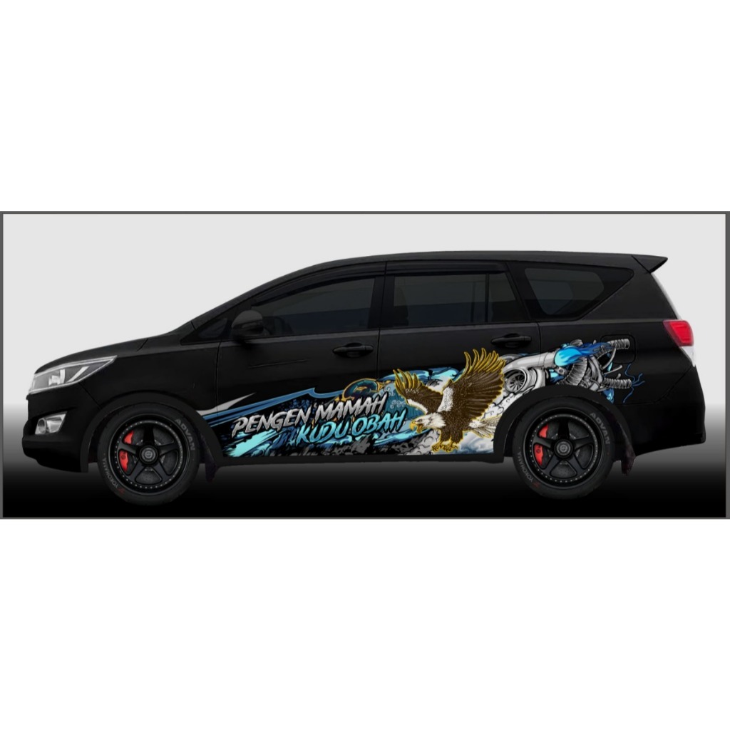 Decal Livery Toyota Innova Kustom Stiker Nama & Foto untuk Innova Reborn Kijang Zenix