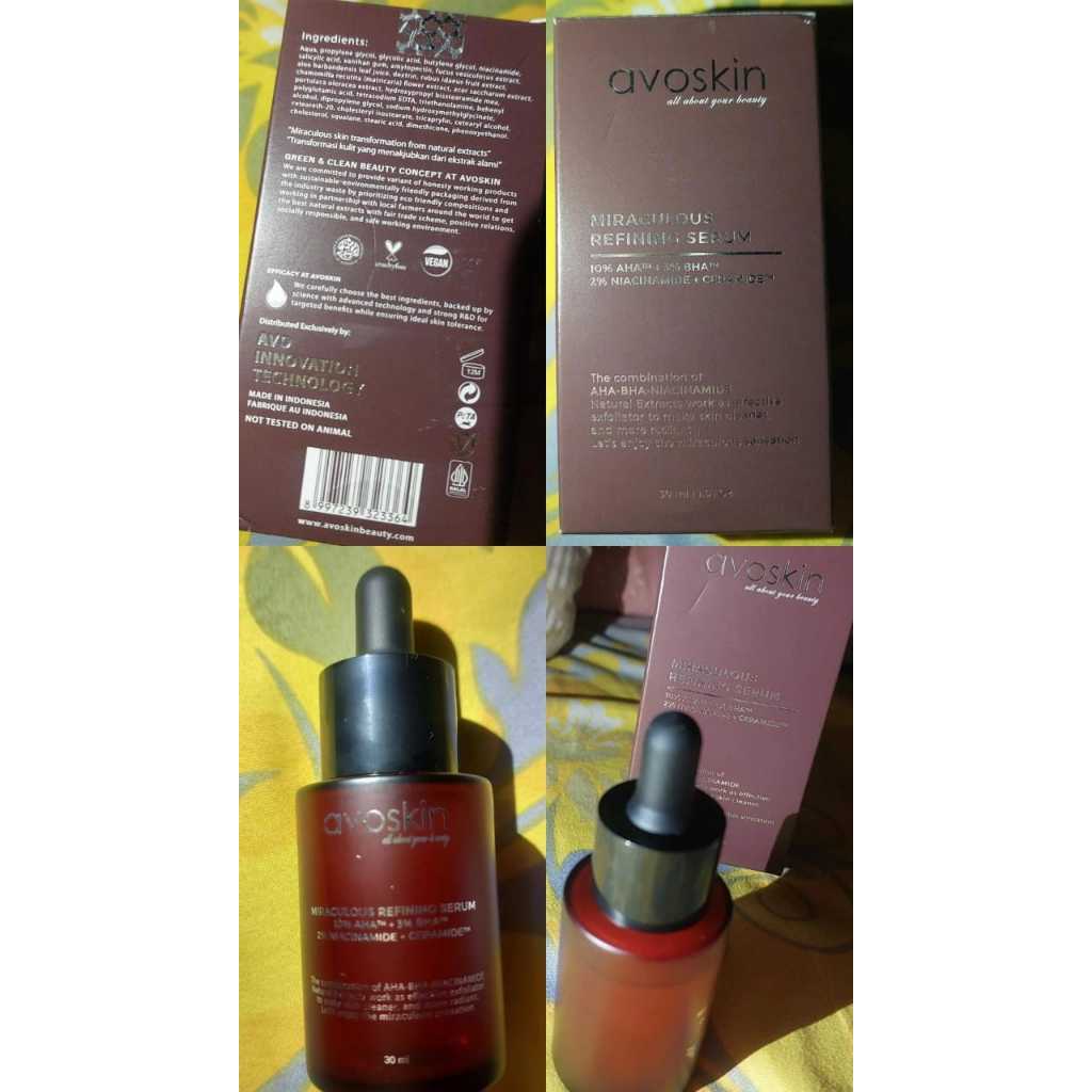 Serum Avoskin Miraculous Refining 30ml-AHA BHA