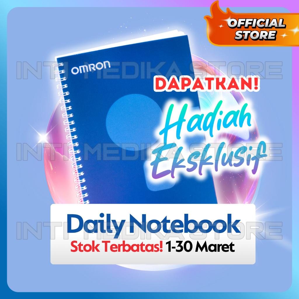 

[EKSKLUSIF] OMRON - Daily Notebook Limited Edition | Buku Catatan