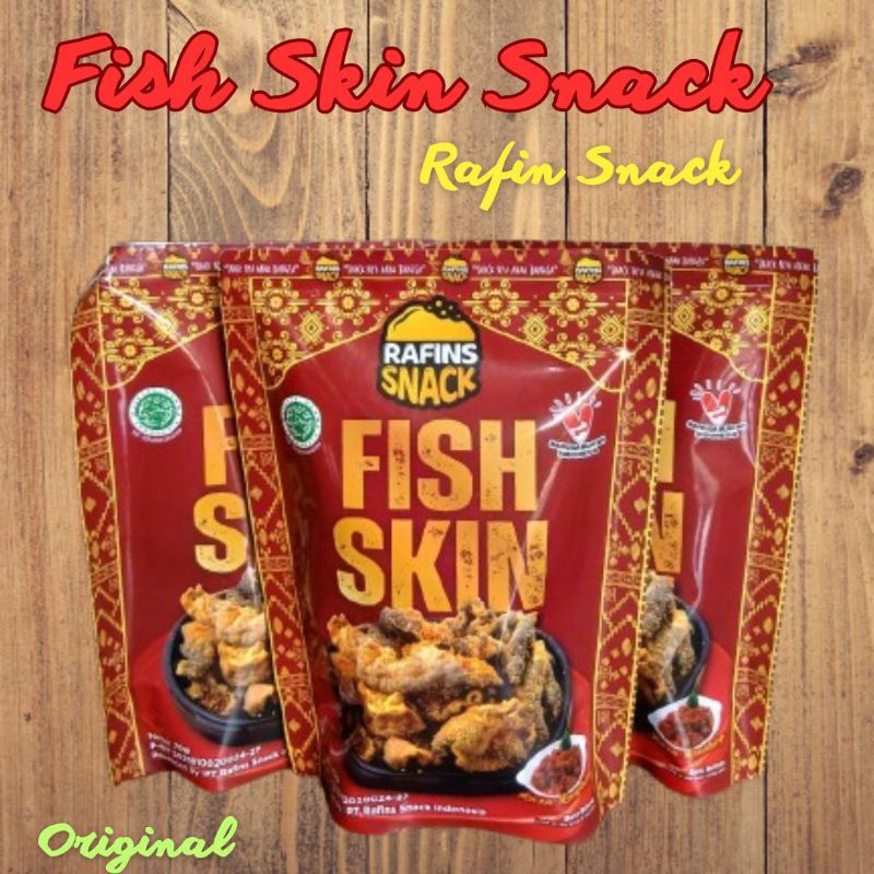 

Fish Skin Patin Snack (Keripik Kulit Patin)