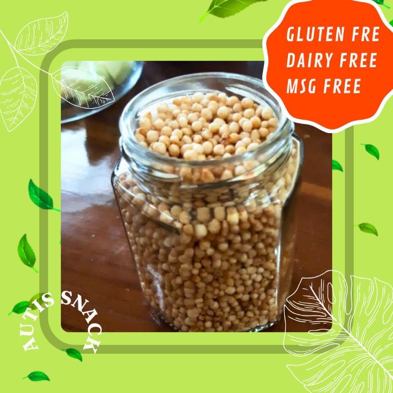 

PILUS SAGU NON TELUR, AUTISFOODS, untuk AUTIS/GLUTEN FREE/DAIRY FREE/MSG FREE/SNACK AUTISME