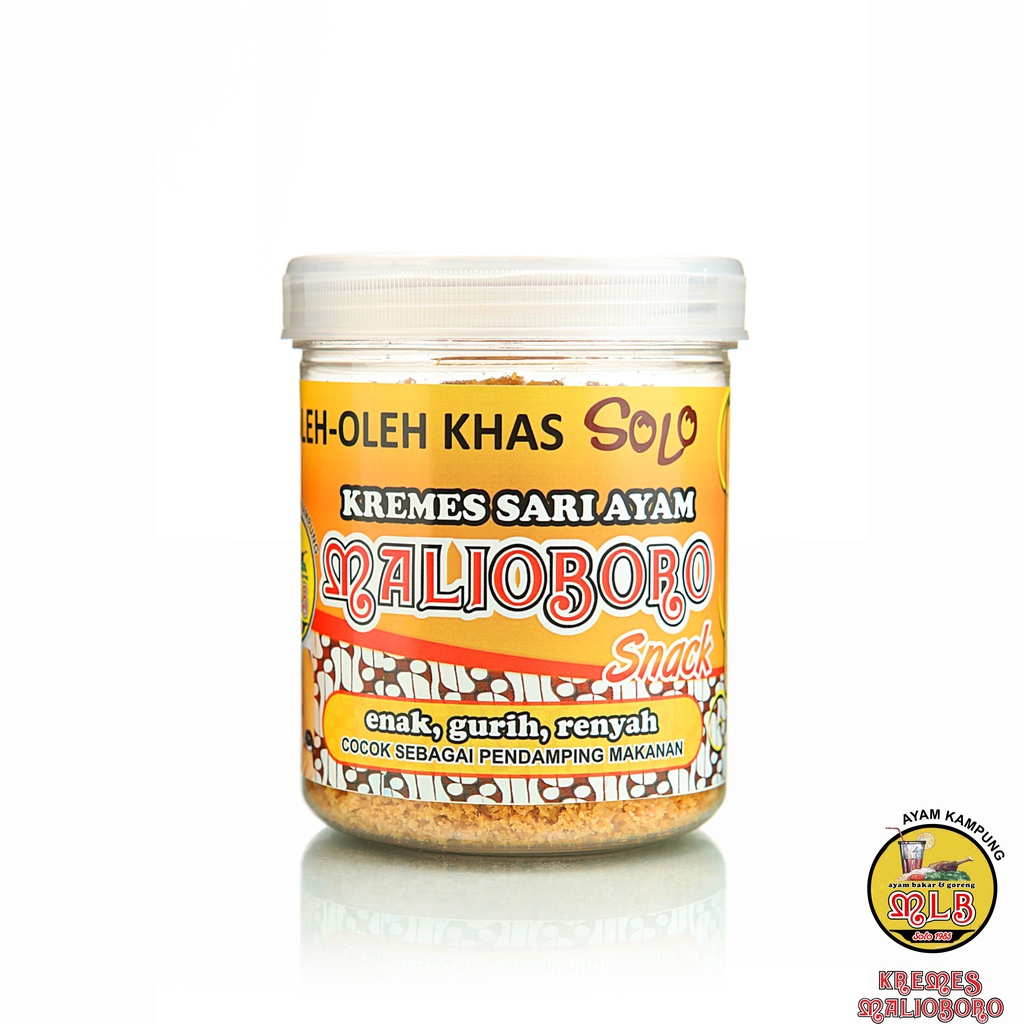 

Kremesan Kremes Kriuk Sari Ayam Kampung Malioboro Toples Gurih Halal Lauk Pauk Makanan Siap Saji
