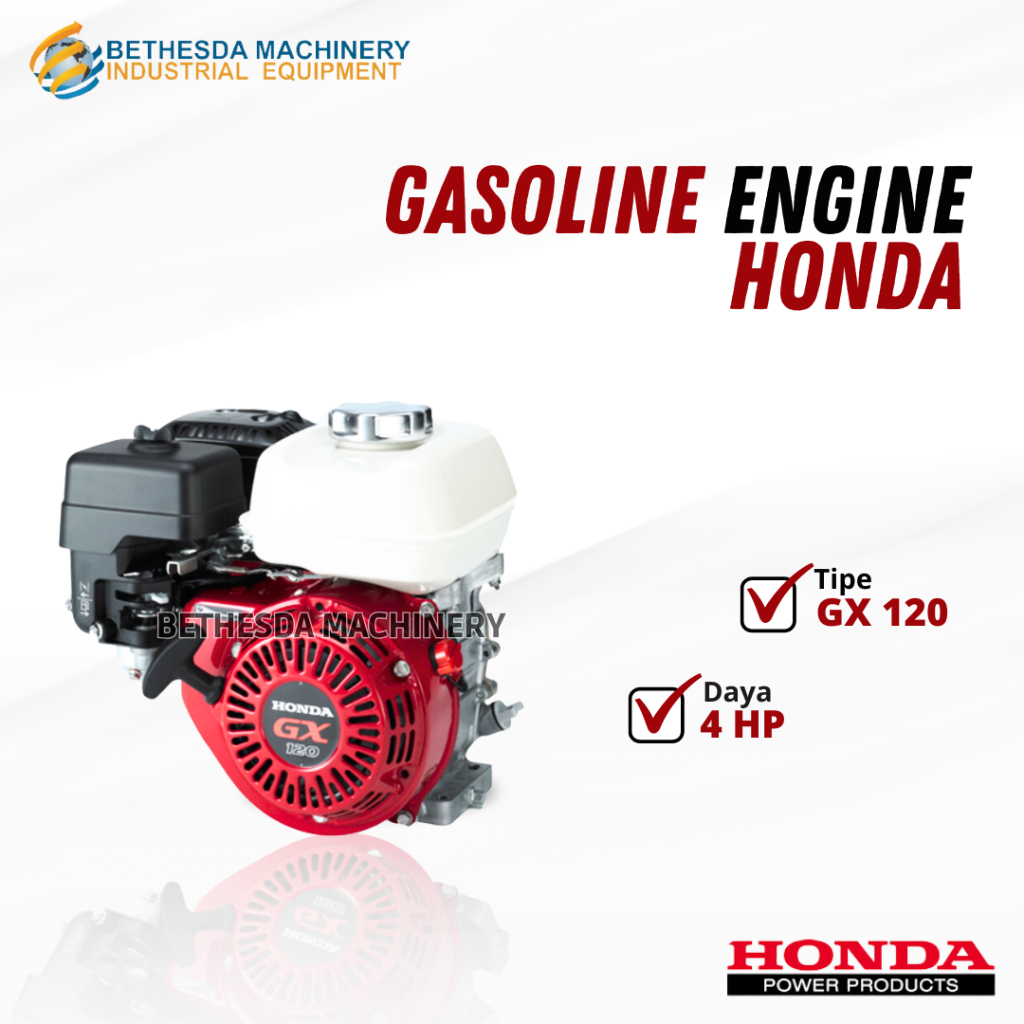 Engine Mesin Penggerak Bensin 4 Hp GX 120 T2 HONDA Gasoline