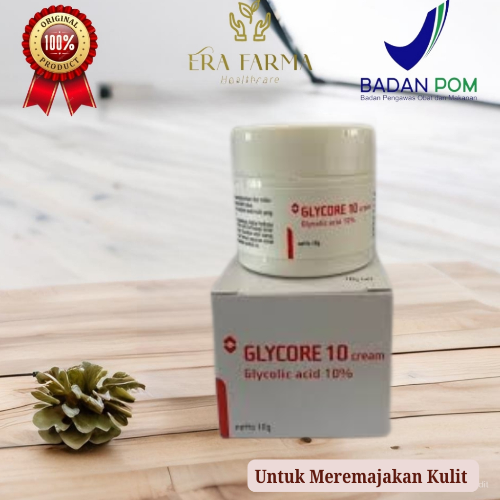 GLYCORE 10% 10GR ORIGINAL, MEMBANTU MEREMAJAKAN KULIT