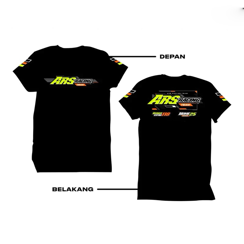 Kaos ARS RACING TEAM || Best seler free stiker