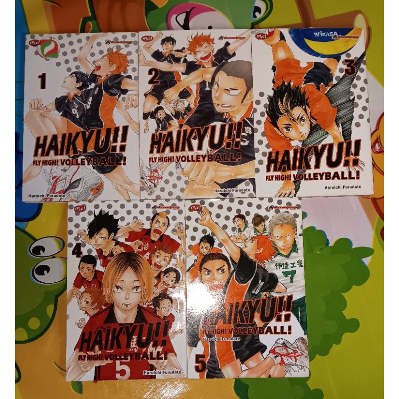 Komik Haikyuu Volume 1-5 (satu set)