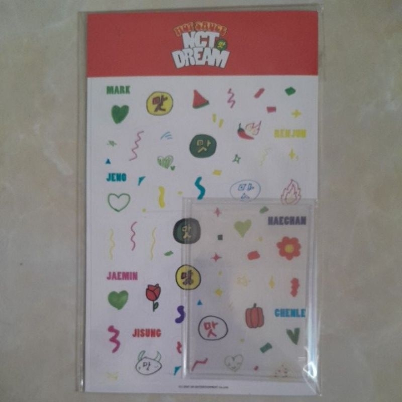 [OFFICIAL] NCT DREAM Photocard Deco Set Hot Sauce ver
