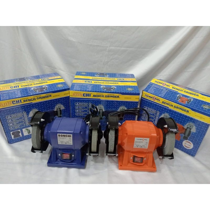 COD-TERMURAH-MESIN GERINDA DUDUK MERK  BONCHI MODEL KOTAK TERSEDIA UKURAN 5 INCH/ 6 INCH/ 8INCH