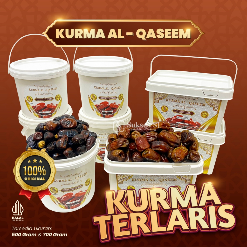 

KURMA AL QASEEM ISI 500 GRAM ++