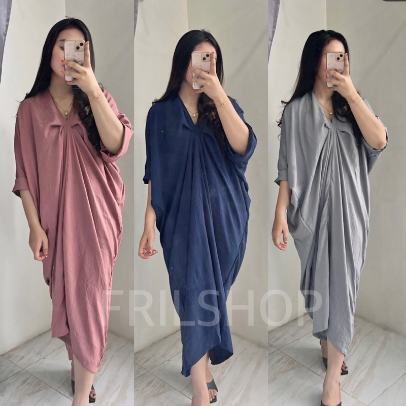 Kaftan Lebaran 2026 bahan Airflow premium KAFTAN LEBARAN / KAFTAN SIMPEL / KAFTAN POLOS / KAFTAN WAN