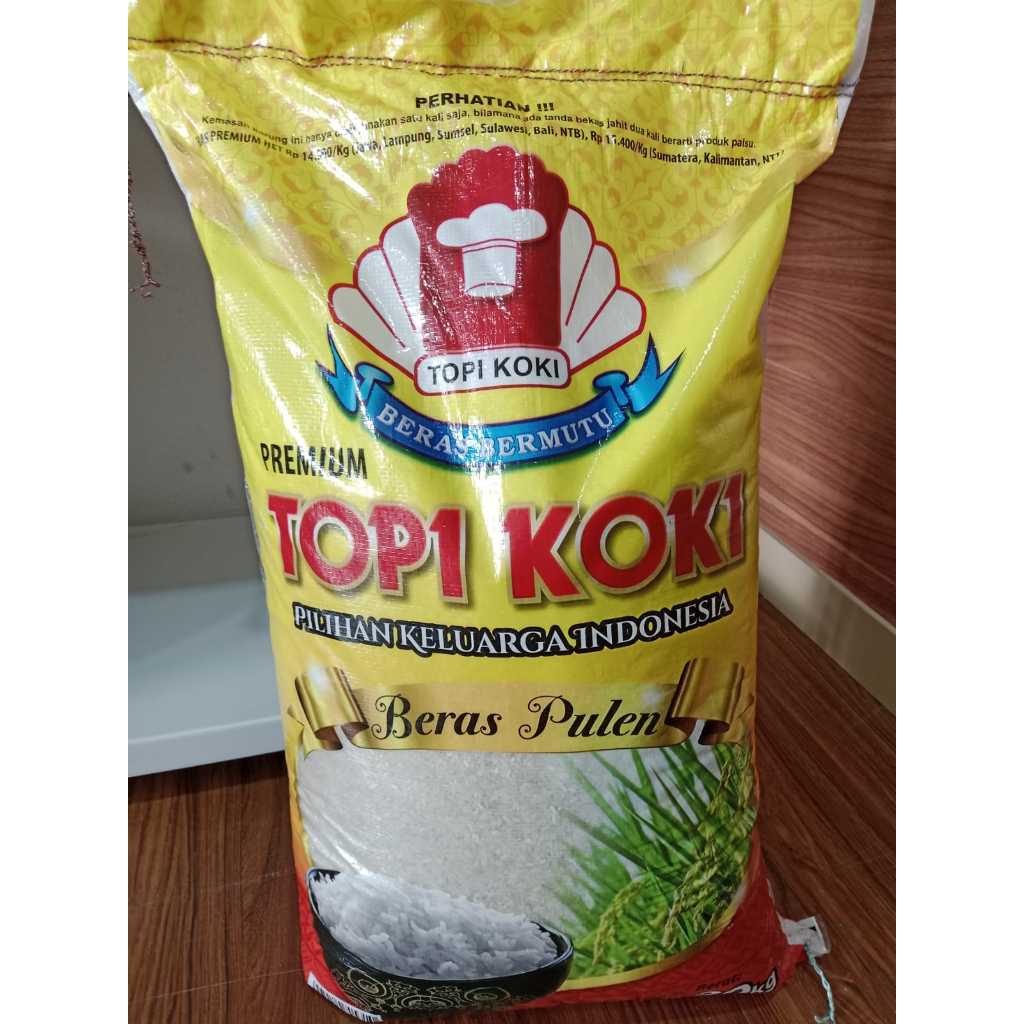 

[HFF] PREMIUM NASI TOPI KAKI 20 KG, 10 KG, 5 KG