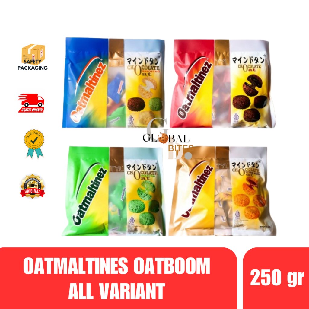 

TYL Oatmaltinez Oatboom 250gr Assorted Chocolate Brown sugar Matcha