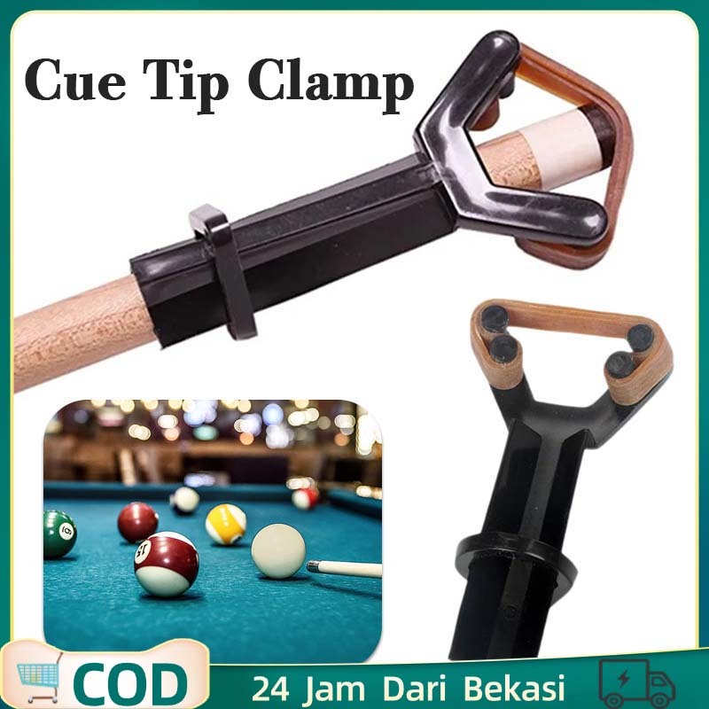Clamp Tip Billiard Cue Repair Tool Tip Tool Billiard Penjepit Cue Tip