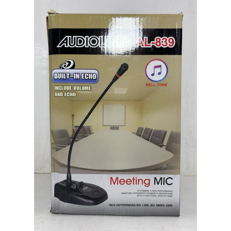 Mic Meja Audioline AL-839 / Mic Meja Kabel Audioline AL-839