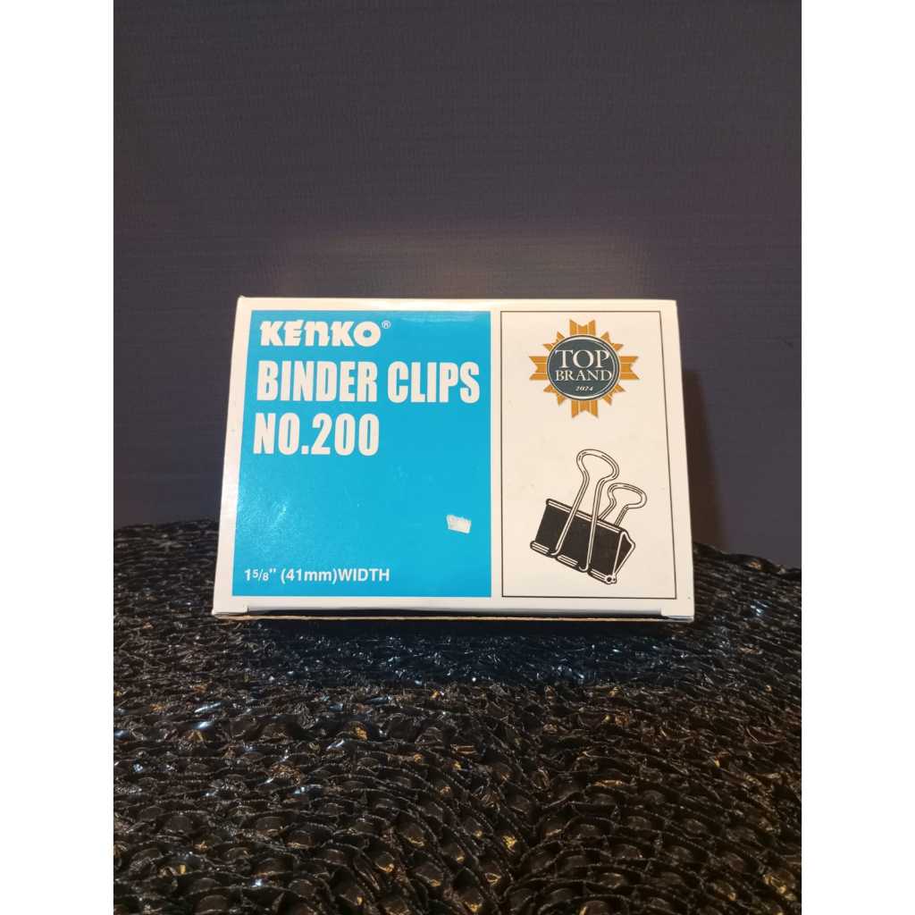 

Kenko No.200 Binder Clip/Penjepit Kertas