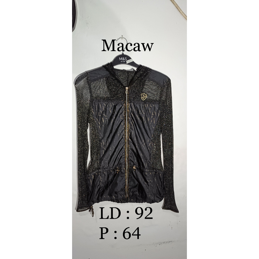 Jacket Running Wanita Macaw || JaketWanita Jaring