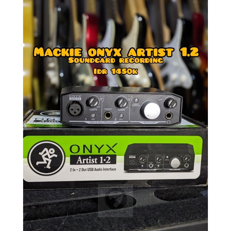 Mackie Onyx 1.2 Solo Soundcard Recording Bekas