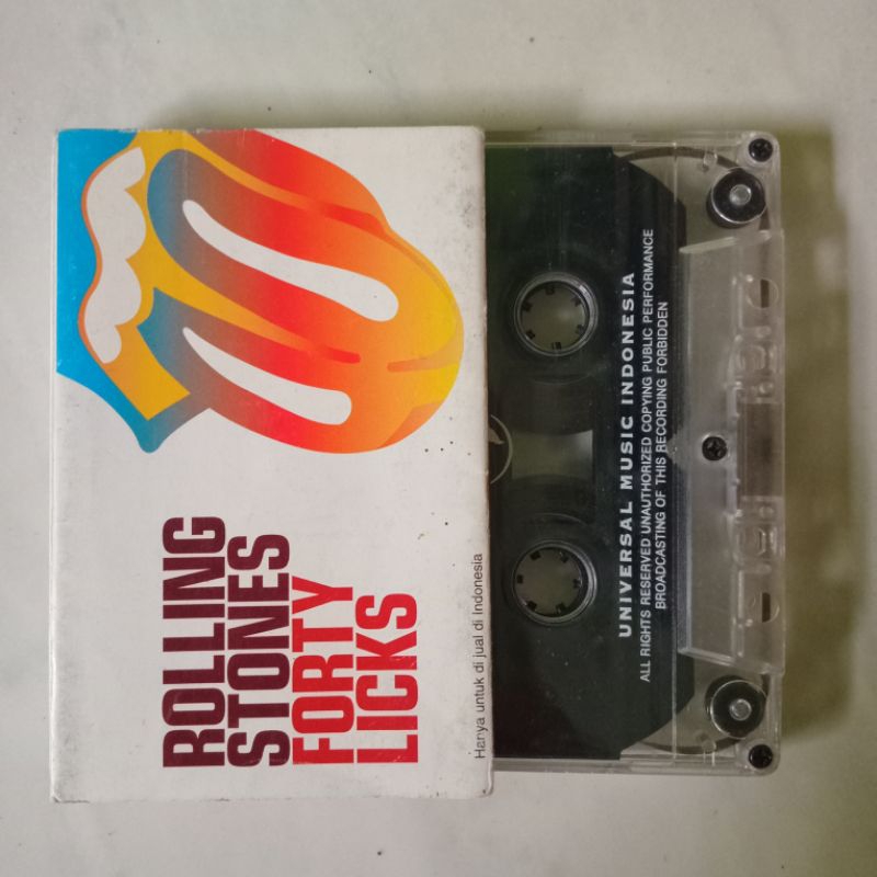 KASET PITA ROLLING - STONES - FORTY LICKS