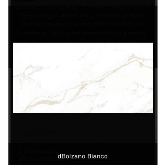 Granit roman 120 × 60 Bolzano Bianco glossy