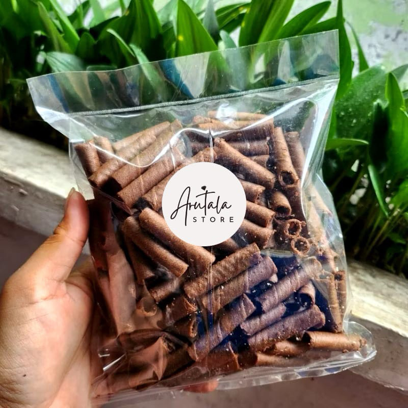 

wafer stick astor mini wafer rol mini 250 gr snack grosiran jajan timbangan