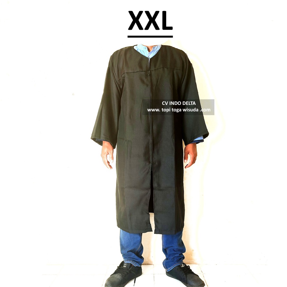 KODE N43R JUBAH TOGA wisuda HITAM jaket toga wisuda redy ribuan pakaian baju kelulusan TK SD SMP SMA