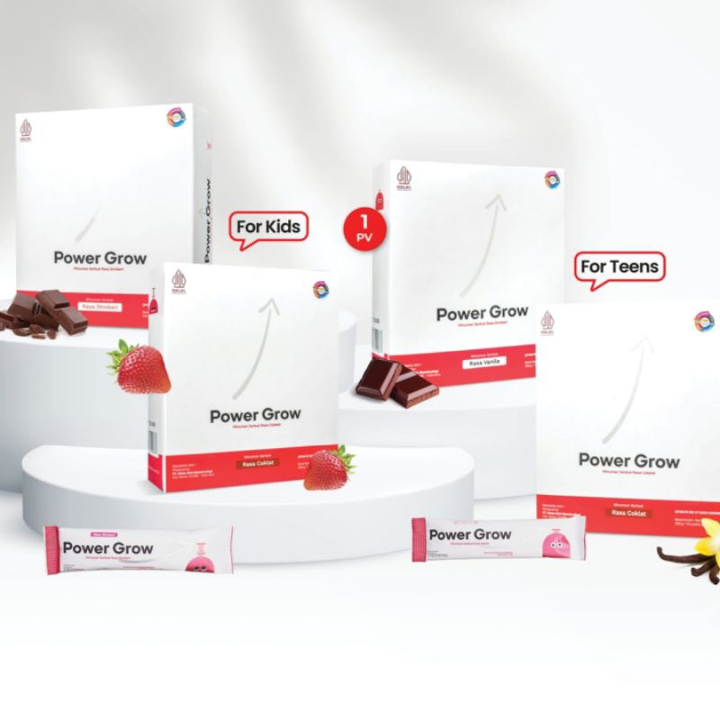 

[THE BEST] Susu Peninggi Badan Power Grow All Variant 100% Original isi 10 Sachet