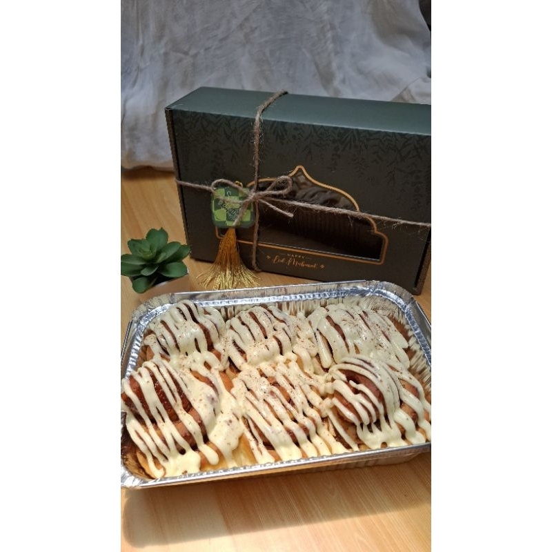 

Hampers Lebaran Cinnamonrolls || isi 6 pcs