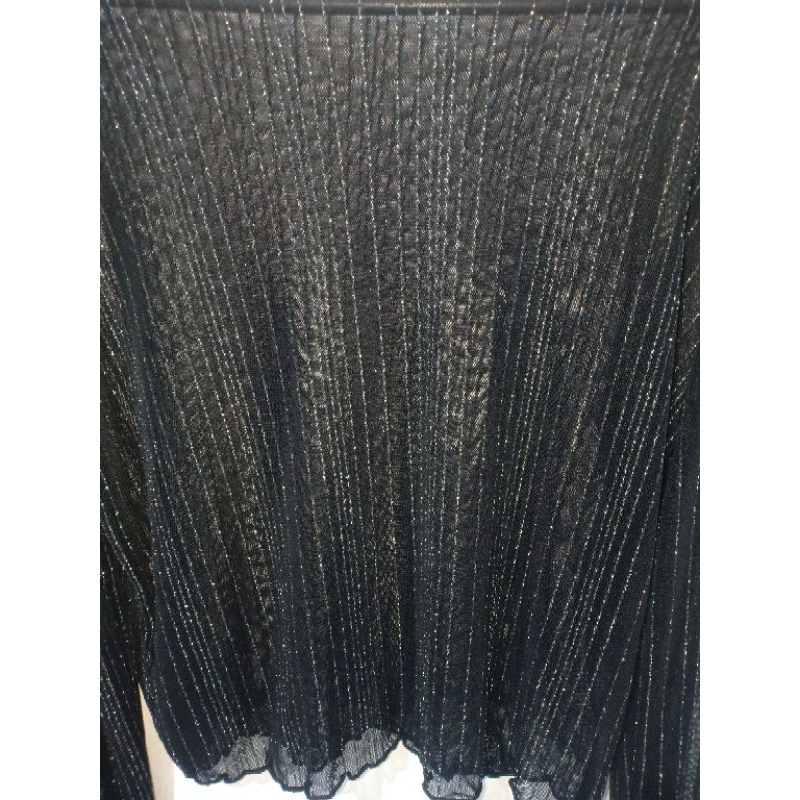 atasan wanita long Sleeve transparan