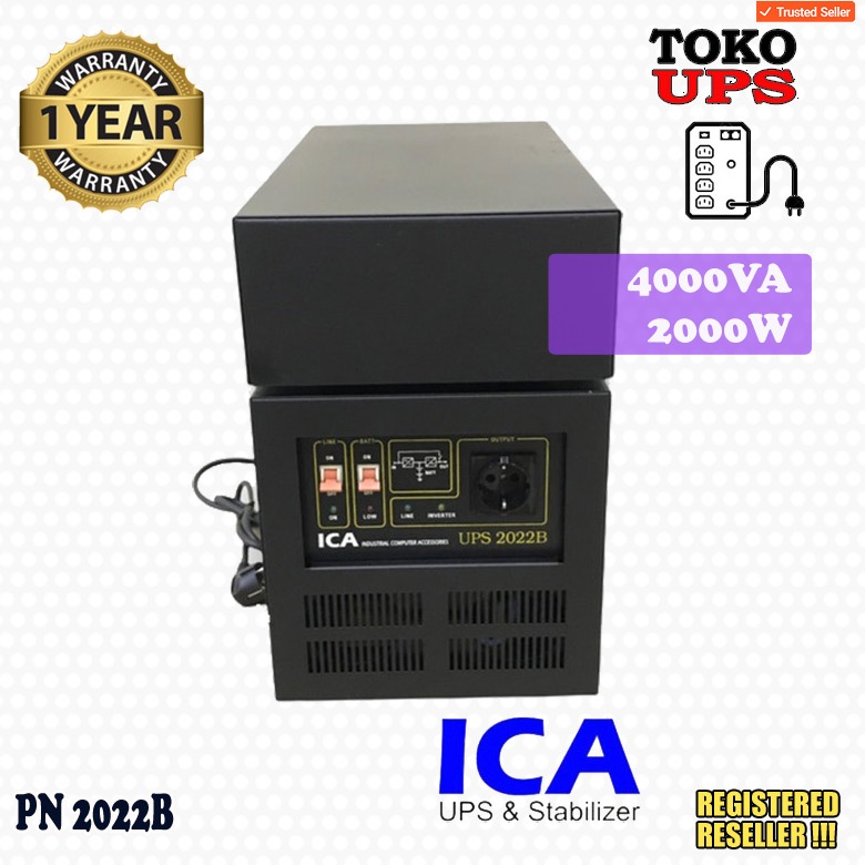 UPS ICA PN 2022B ICA 2022B 4000VA 2000 Watt