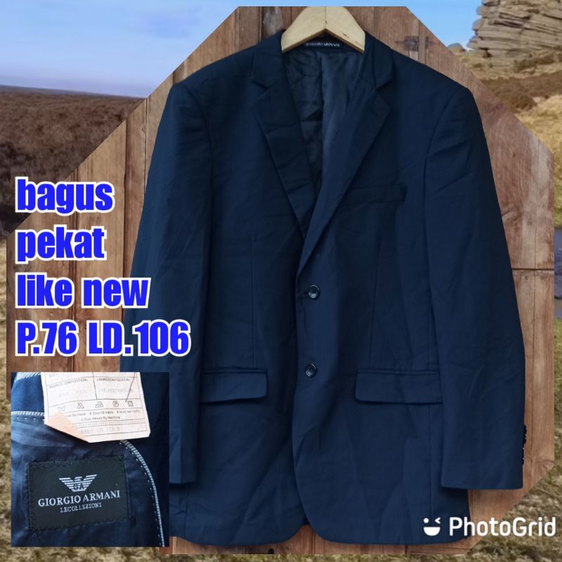 jaket jas blazer outer giorgio armani