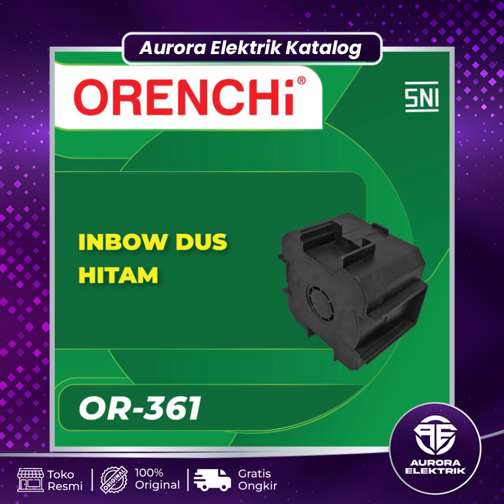 

Inbow Dus / Mangkok Tanam ORENCHI Kotak Hitam