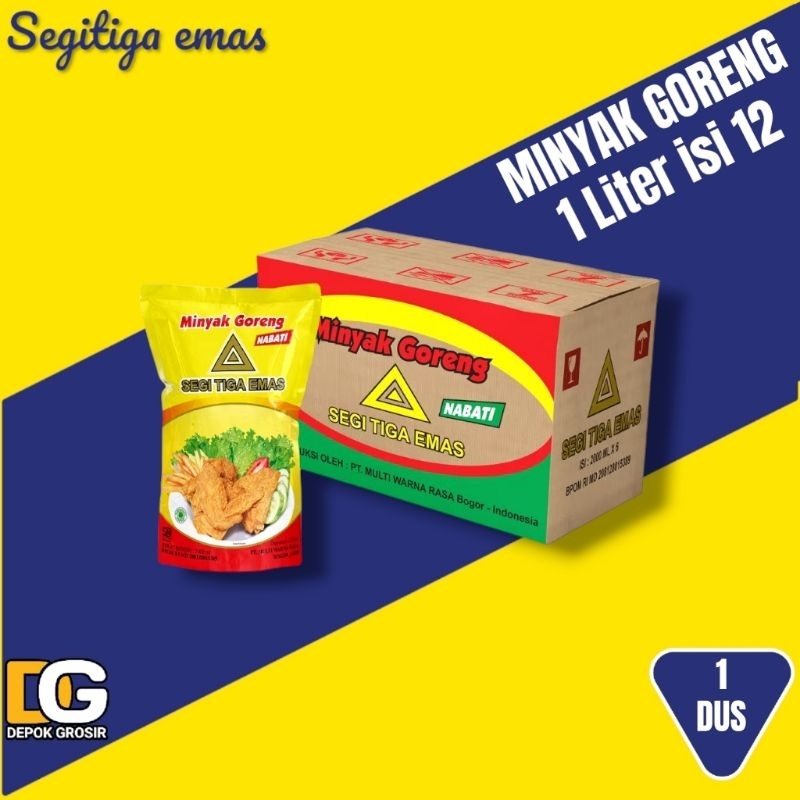 

Minyak Goreng Segi Tiga Emas 1 Dus