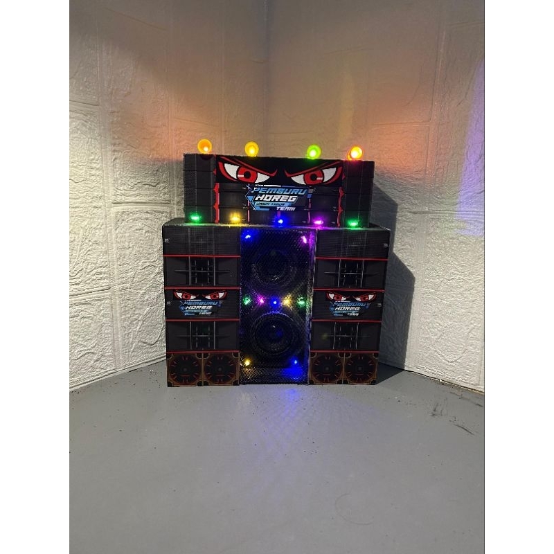 Miniatur sound system Sound Horeg Speaker 2.5 inch
