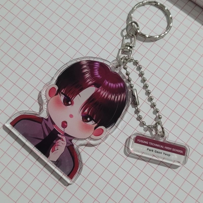 Keychain Study Group Drakor Webtoon Korea Dua Sisi