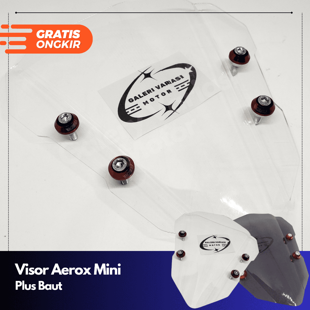 VISOR BENING AEROX NEW AEROX OLD + BAUT VISOR AEROX 155 BENING