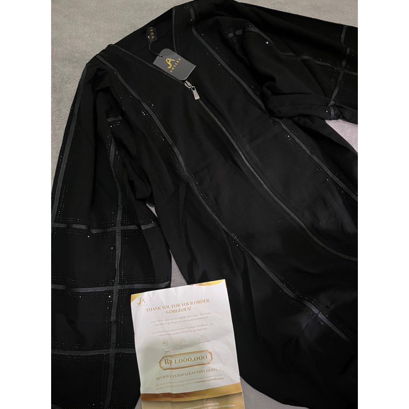 NEW ABAYA FAHIRA HITAM M @byAmeeraMuslimGallery ORIGINAL