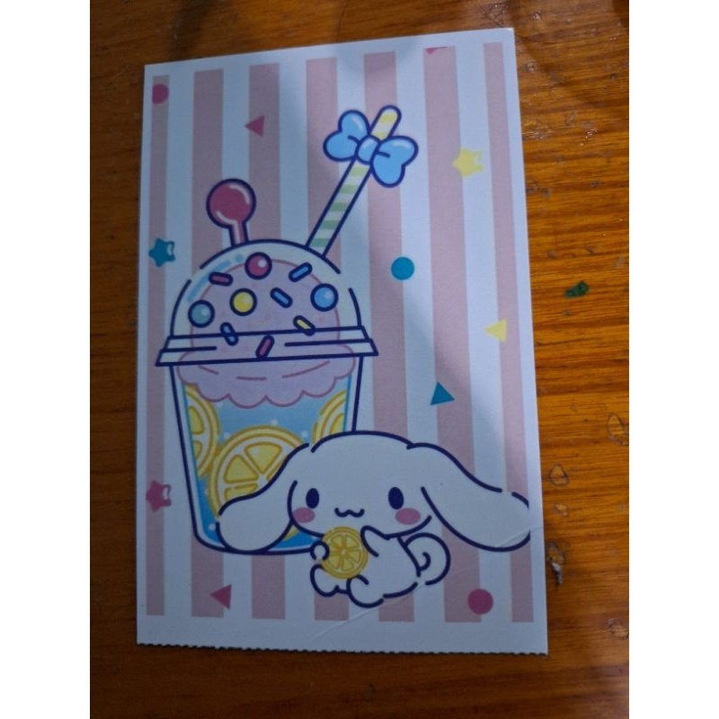 

kartu pos cinnamorol/cinnamorol postcard