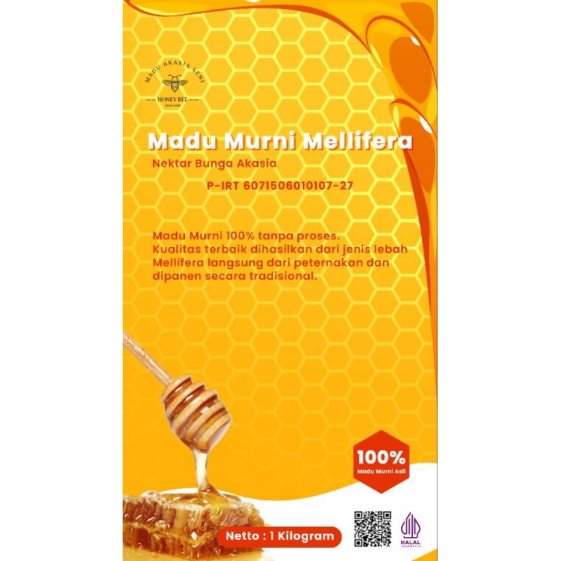 

MADU AKASIA Madu Murni Asli Nektar Bunga Akasia 350 gram madu asli 100% Manis