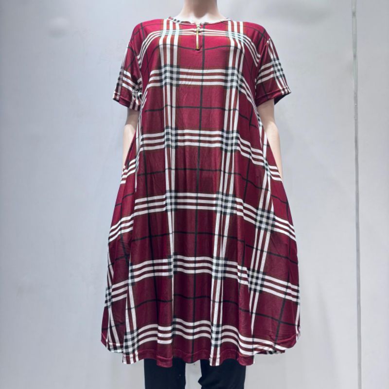 Daster nara super jumbo jersey korea  ld 120-160 ( baju atasan wanita kekinian termurah )