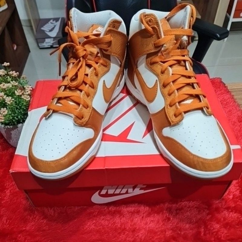 SEPATU NIKE DUNK HIGH RETRO SE WHITE BROWN ORIGINAL DV7223-800 BNIB