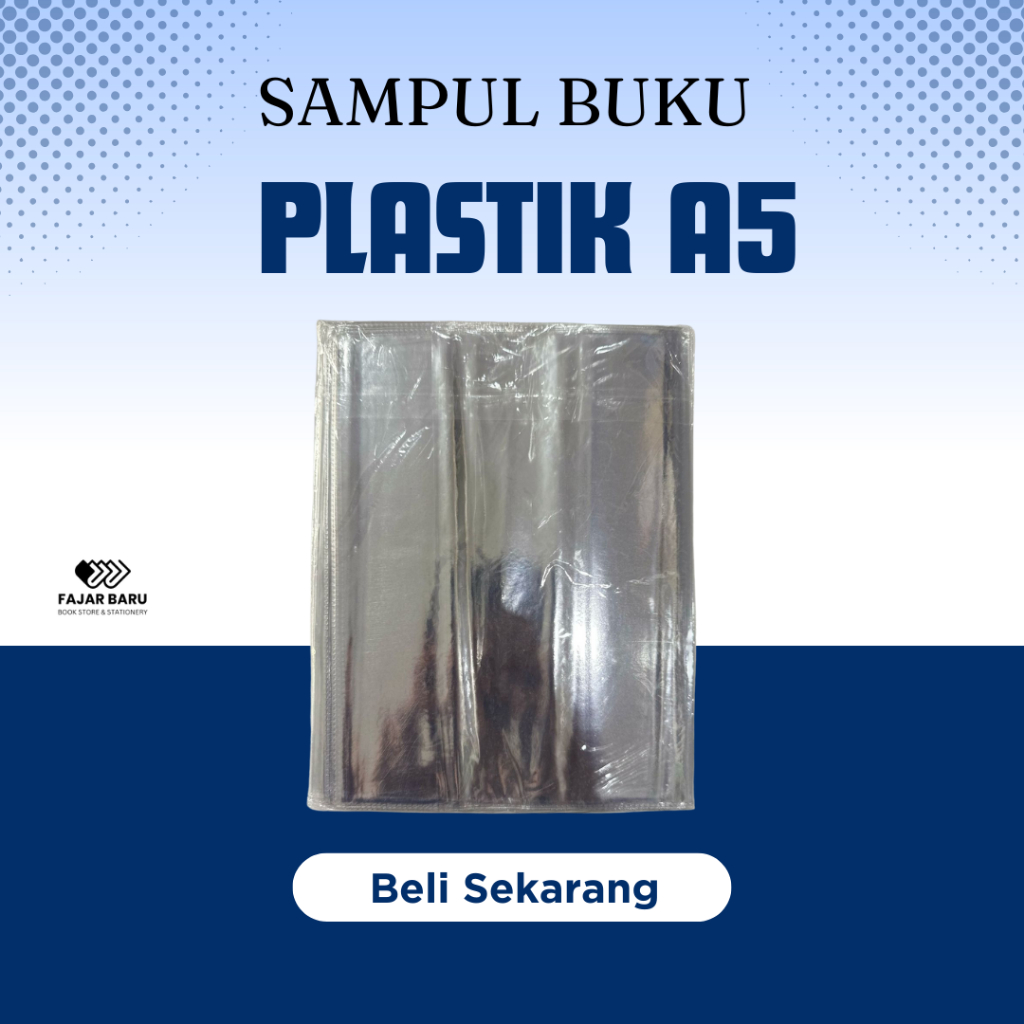 

[ PAK / ISI 20 LEMBAR ] SAMPUL PLASTIK BUKU TULIS TEBAL