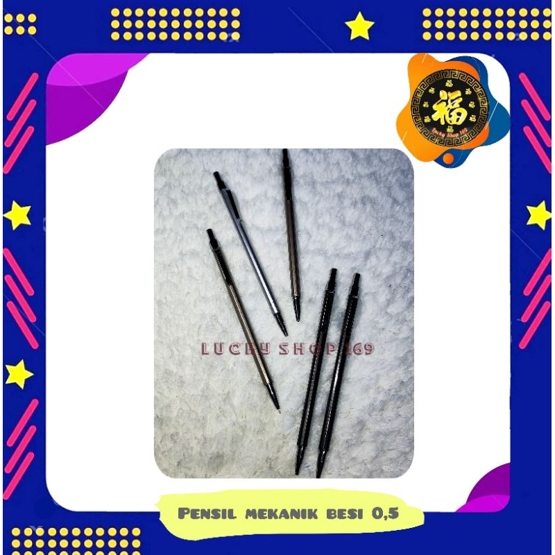 

Pensil Mekanik Besi 0,5 | Pensil Mekanik Estetik Premium | 1 PCS