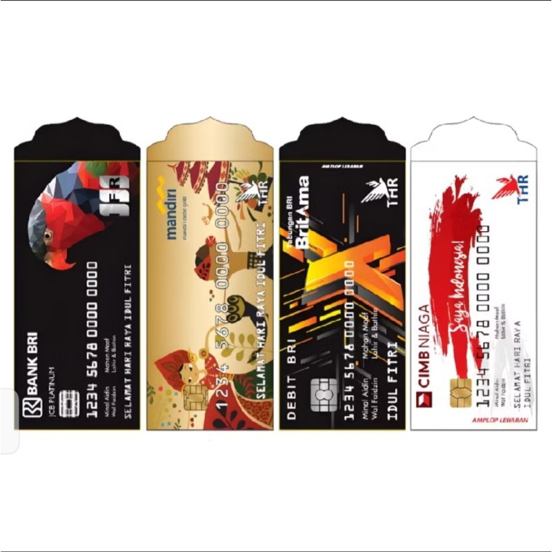 

amplop angpau lebaran idul fitri PANJANG/BESAR MOTIF ATM ISI 100 LEMBAR uk. 17 x 8 cm